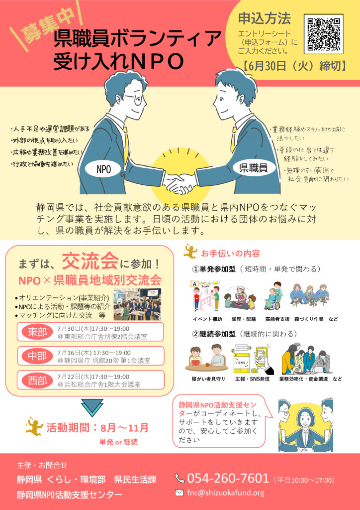 NPO向けちらしのサムネイル